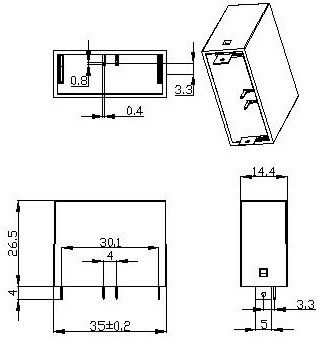 BRPV - 20RS 500V DCのサージの防御装置PCBの台紙SPD