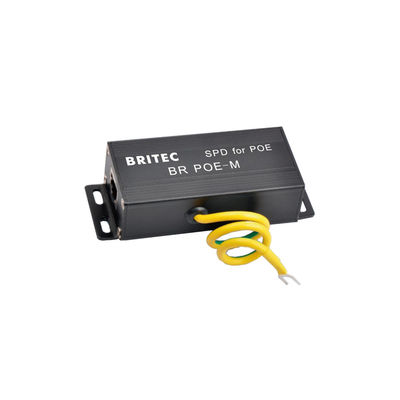 BR-POE-M RJ45 POE イーサネット データ サージ保護デバイス POE 雷保護器 ネットワーク POE 電源 RJ45 サージ保護 NET 6 POE サージプロテクター