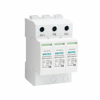 BRPV3-1500-6.25 PVサージアレスタモジュール 3保護デバイス 太陽光発電システム spd 1500v dc t1 t2 ソーラーDC SPD PV避雷器