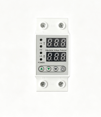 BROU03-63 63A 定格動作電流 過電圧保護装置 AC 220V40A 63A 230V デジタル電流電圧プロテクター DINレール 調節可能 過電圧・低電圧プロテクター