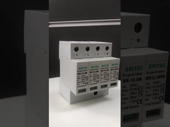 BR-12.5M 3+1のサージの保護275v避雷器  クラスI+II SPD